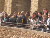 Hannah spotted across the Colosseum