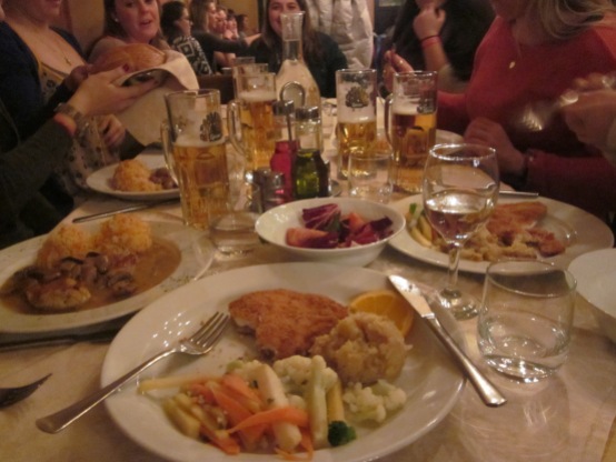 Traditional Slovenian dinner